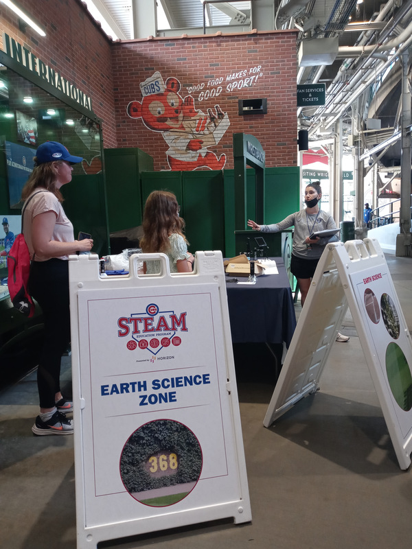 Lisa_Fielding's tweet photo. Hundreds of kids will be at Wrigley Field tomorrow, but it's not for a #baseball game. Today on @WBBMNewsradio, how science, technology, engineering, arts &amp; math apply to sports. Learn about the 2nd annual @Cubs #STEAM fair &amp; how @ScienceofSport_ hopes to make education fun. https://t.co/gVYIwrCKsr