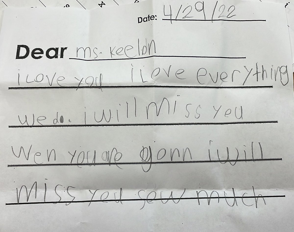 So much better than the junk mail I usually get. Never throwing this love letter away. ❤️❤️❤️