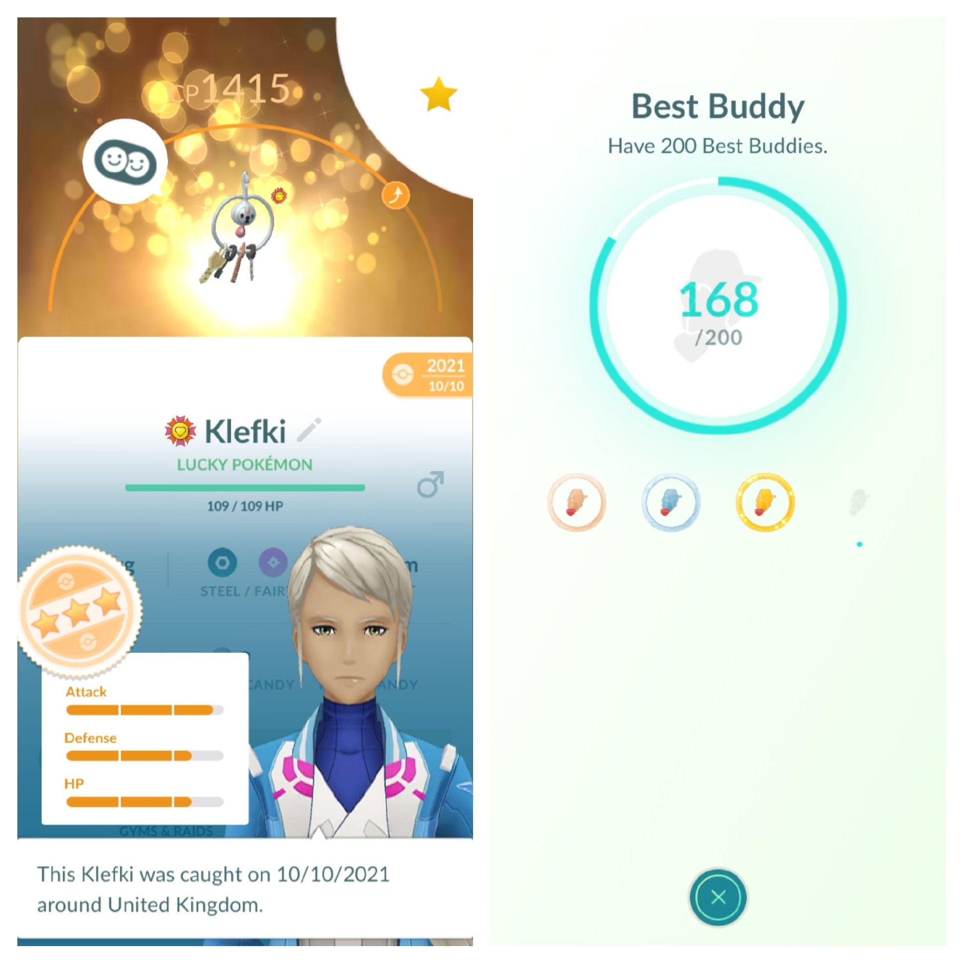 All 28 Unown lucky and best buddy : r/pokemongo