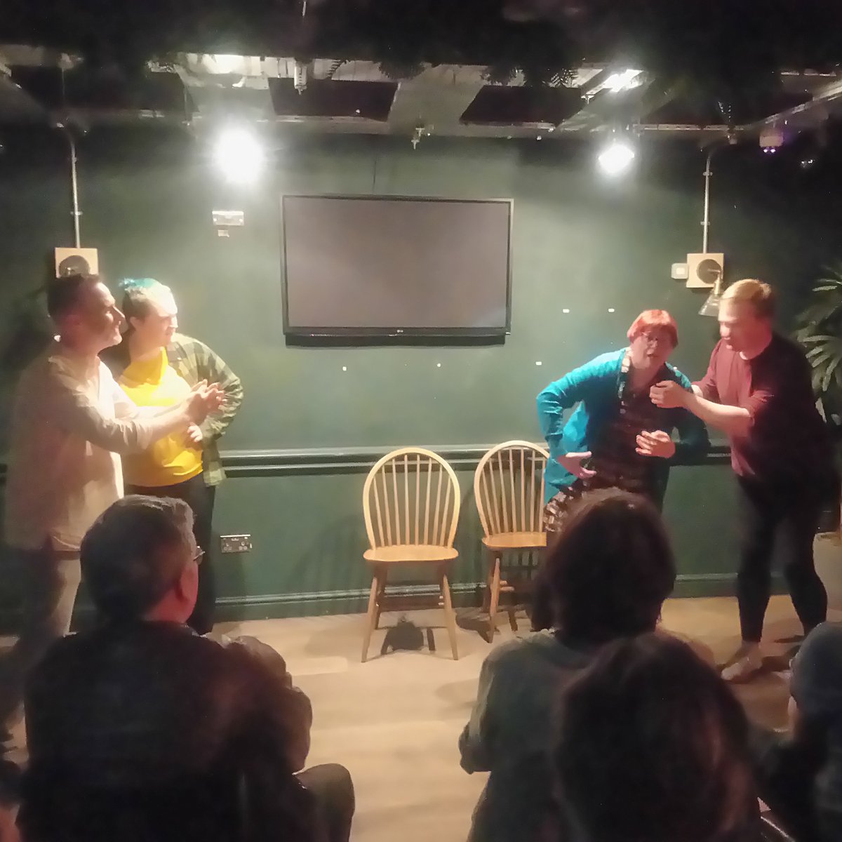 What joy <a href="/TinyImprov/">Tiny Stories Improv</a> brought to Smash Night last week  - all of the fun of the South Shields fair! 😂
