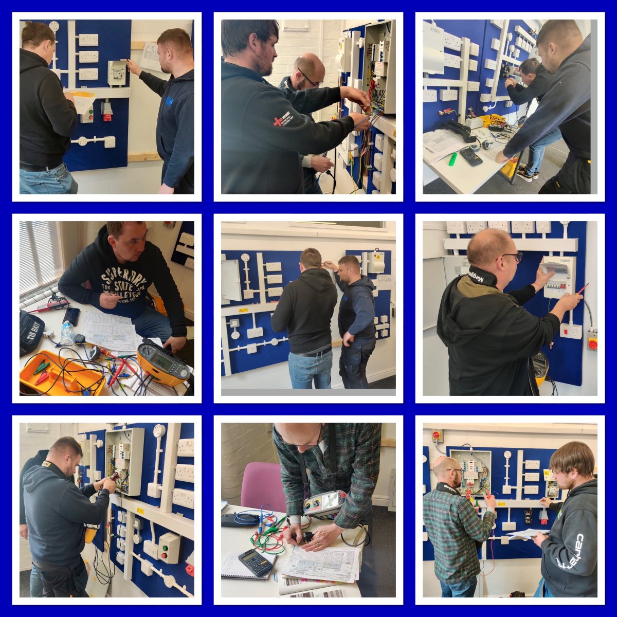 By studying hard, and making the most of the small class size and additional online resources, this weeks 2391-52 have all passed first time.👏

totalskills.co.uk 

 #qualityelectricaltraining #sparky #inspectionandtesting #bookit #youcandoit #cityandguilds