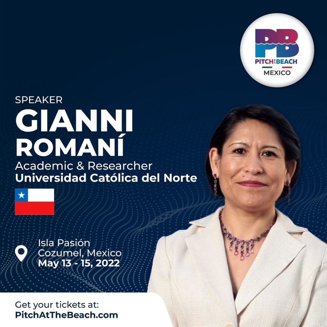 #Repost Pitch at the beach México
Gianni Romaní, Académica e investigadora, líder de proyectos orientados a la creación de una red regional de inversionistas ángeles que financie proyectos de alto impacto en Chile.
visita la página oficial en:
pitchatthebeach.com #Antofagasta