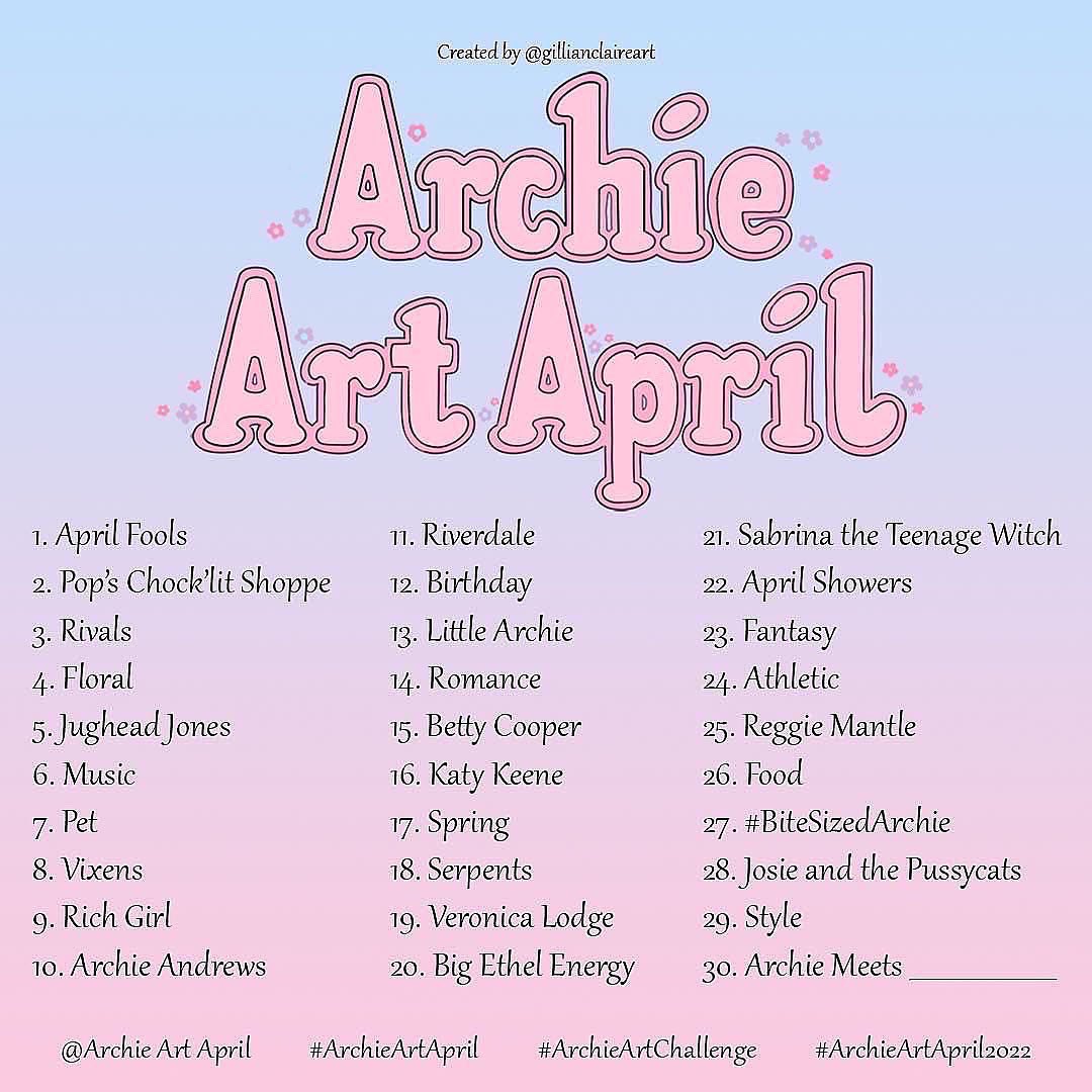 It’s the 2nd to last day of Archie Art April and todays prompt is “Style!”