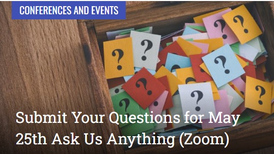 We are welcoming your questions for our May 25th 10 to 11 AM CT Zoom event ASK THE RDA STEERING COMMITTEE ANYTHING ABOUT RDA!  Visit our blog to learn more about the event, register, and submit your questions to be answered during the presentation: rdatoolkit.org/node/270