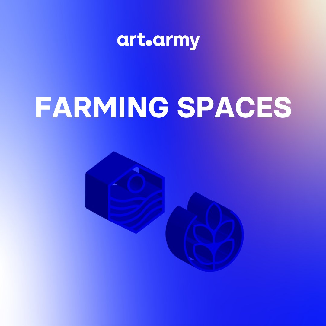 artarmy17's tweet photo. Farming feature released, for all our Metaverse Space Holders✨🧑🏼‍🌾
Farming spaces is a new feature for the https://t.co/LmWuyb1Sxt space holders. Do you wanna receive passive rewards in $ARTs everyday? Then, keep reading🤩 #metaverse #farmingspaces #digitalart https://t.co/K8M4wyCCrB