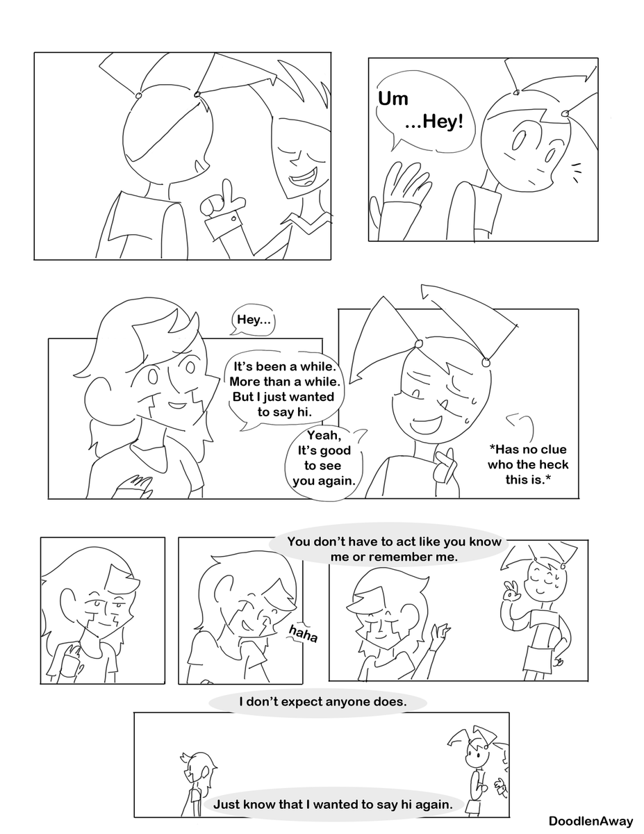 DoodlenAway's tweet photo. Me peaking into the @MLaaTRFanbase server again after being gone for around a year cause life said have PreThesis and Job. Well, it's been a while but hi again. #Mlaatr https://t.co/AEu2qZWb7j