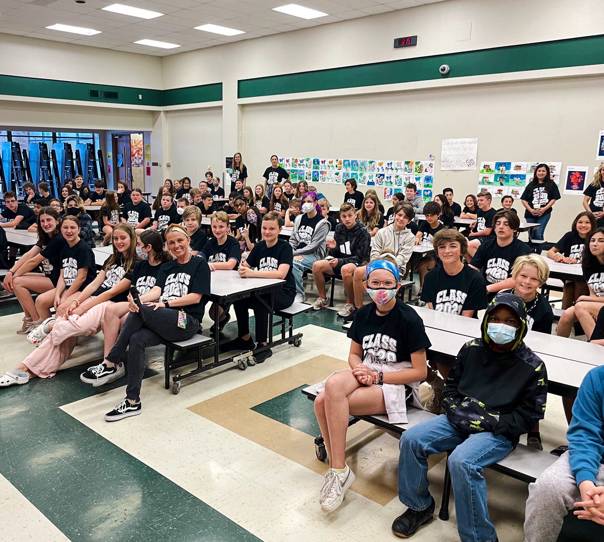 MrsLoughmiller's tweet photo. Today our Brentfield sixth-graders, class of 2028, participated in iSign. I have no doubts about this group; their futures are bright. Such an exciting morning watching them commit to their futures. #RISDgreatness #RISDiSign #TEAMBRENTFIELD https://t.co/agjAZM9WIW