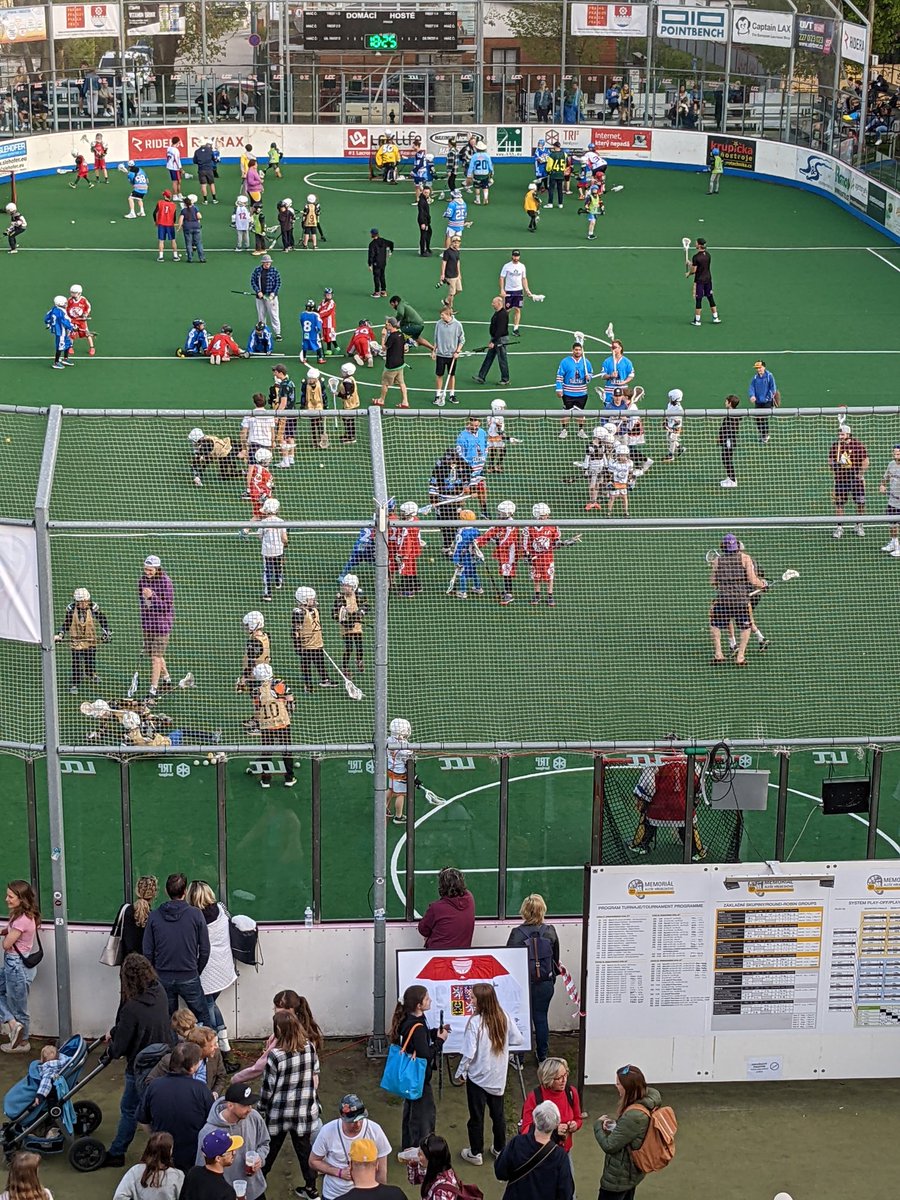 Plenty of Clydesiders out on the turf before our semi final teaching future generations of Czech lacrosse players what they know about the Creator's game! #growthegame