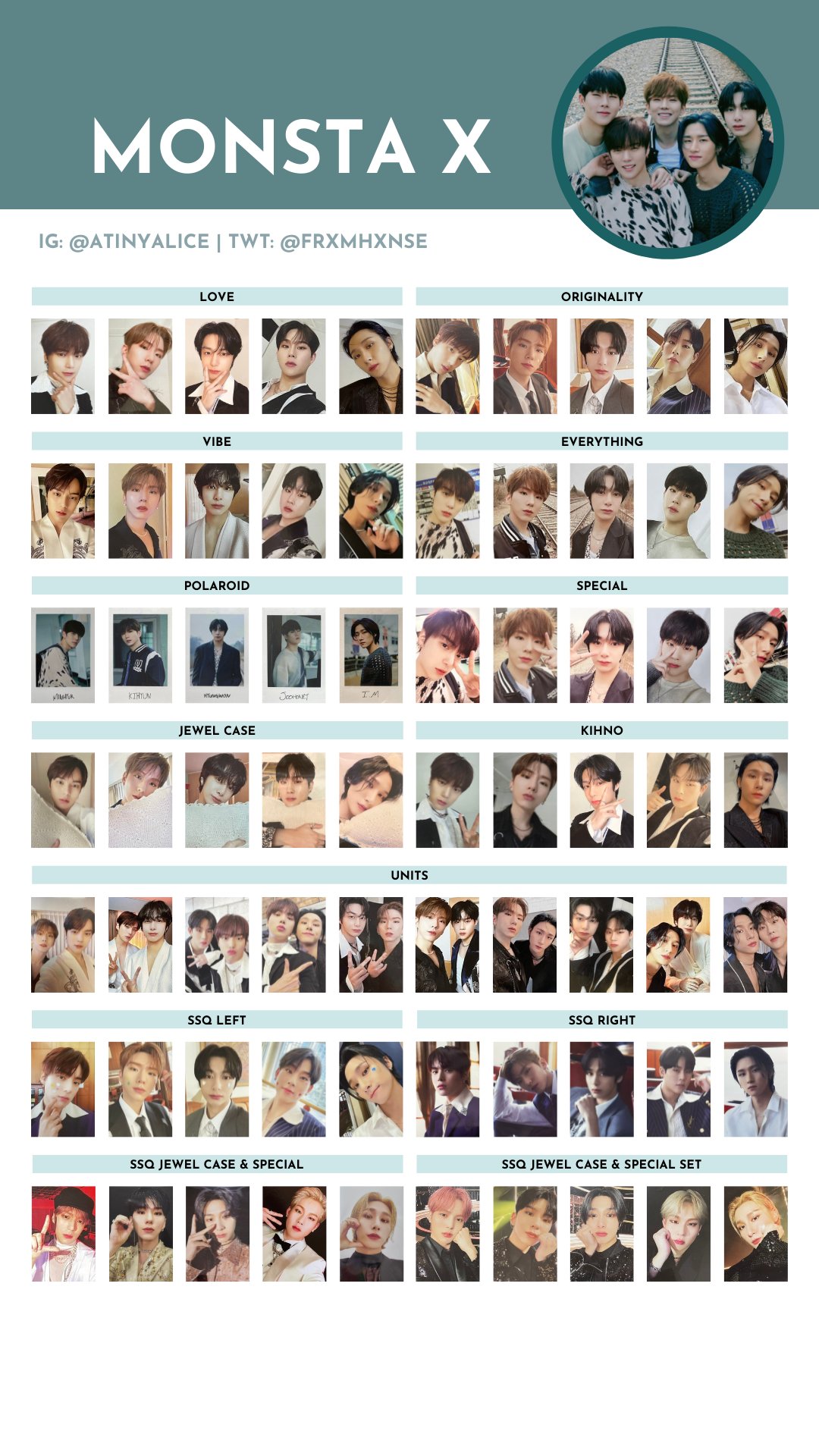 MONSTA X ミニョク SHAPE of LOVE Universe トレカ MONSTA X トレカ ミニョク shape of Love アルバム モネク