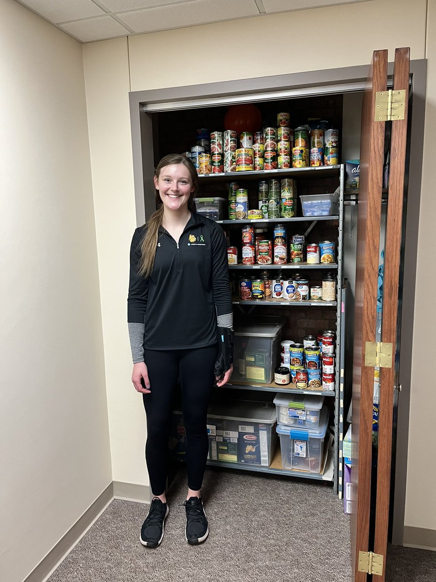 UMD_SAAC's tweet photo. Thanks to all who donated to our community service subcommittee’s food drive for Champs Cupboard, located in @UMDStudentLife. This is a free food shelf offered to all UMD students - and we are so proud to support our fellow Bulldogs! #COMMUNITY #NSICSAACCup https://t.co/4bwccXfguN