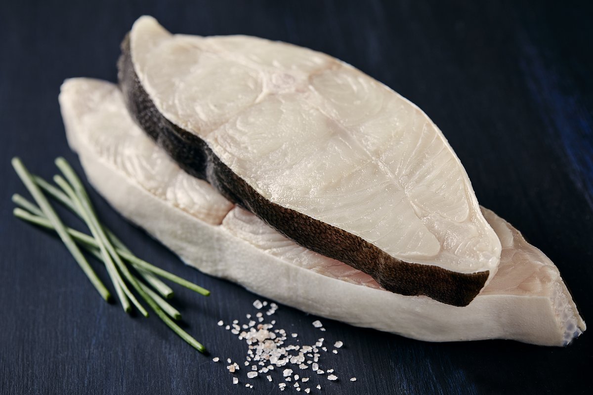How do you know when your #WildPacificHalibut is cooked through? We have these tips: 1)Feels slightly firm 2)Turns from translucent to white &amp; “flaky” 3)Flesh starts to slightly separate into flakes 4)Temp registers at 60° C (140° F) for juicy fish #BuyBC wildpacifichalibut.com/preparation