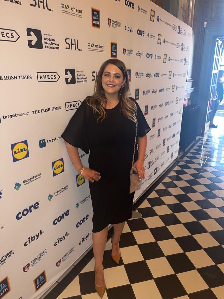 DubhFM's tweet photo. What a spectacular event hosted by @gradireland 
It was great to meet so many leaders of graduate recruitment across so many industries.  

@NTcareers @ULCareers 

#northerntrust #campusrecruiting #talentacquisition #gradirelandawards2022 #graduaterecruitment #earlycareers https://t.co/Et2KUftqwn