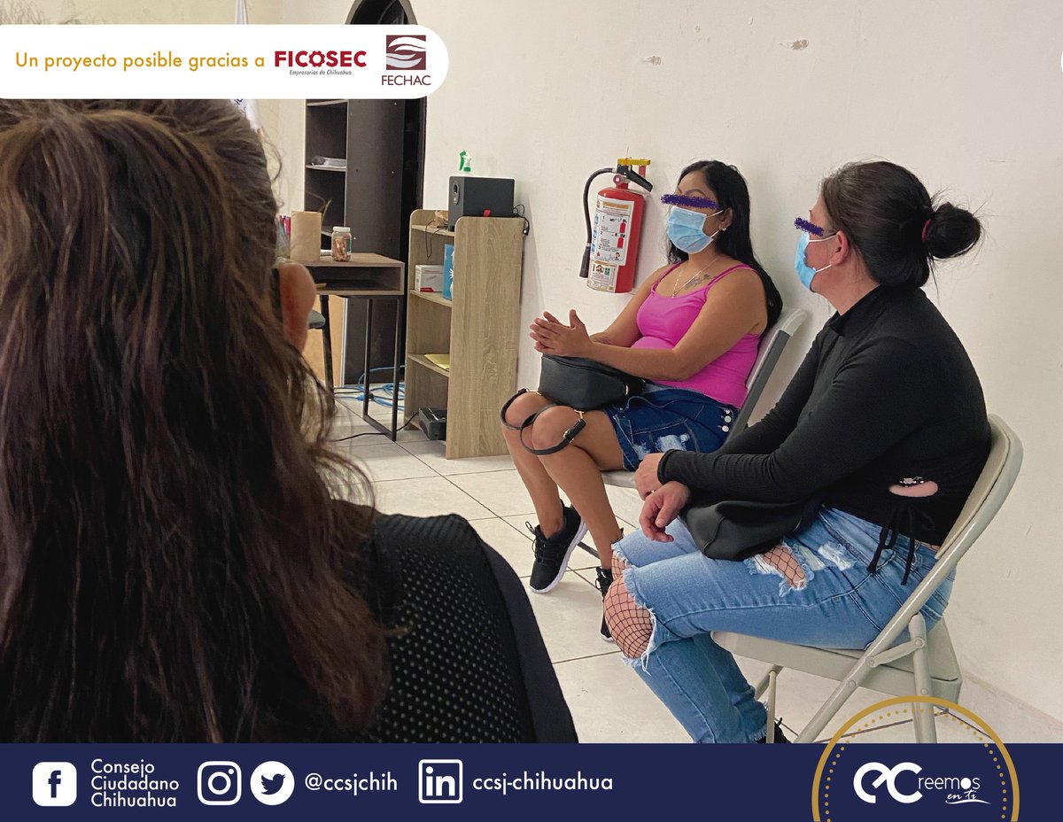 CCSJ_Chih's tweet photo. En CCSJ no solamente brindamos acompañamiento a los beneficiarios, si no también les damos a sus familias un espacio seguro de crecimiento por medio de terapia y talleres de enriquecimiento familiar. 
"Creemos en Ti" es un modelo posible gracias al apoyo  de #FICOSEC y #FECHAC https://t.co/POQR2ogeFx