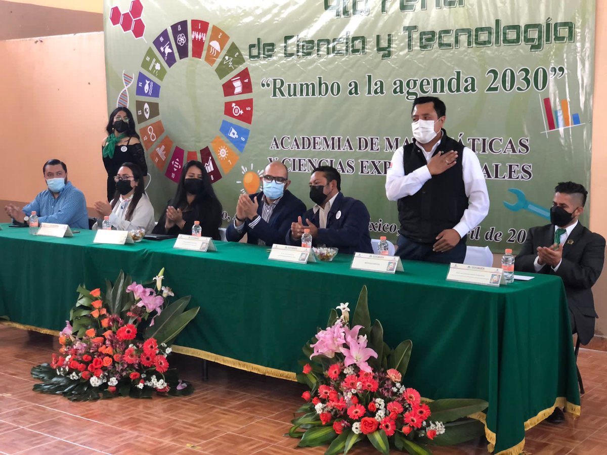511Tbc's tweet photo. 4ta. Feria de la Ciencia y Tecnología de la Zona 11 de TBC, agradecemos la asistencia de nuestras autoridades de la Subsecretaria de EMS, DGFA y DGB “Rumbo a la agenda 2030” @israeljeronimol @HectorUlisesCG1 @JosLuis42828319 @Zona11TBC https://t.co/Pb30v990xY