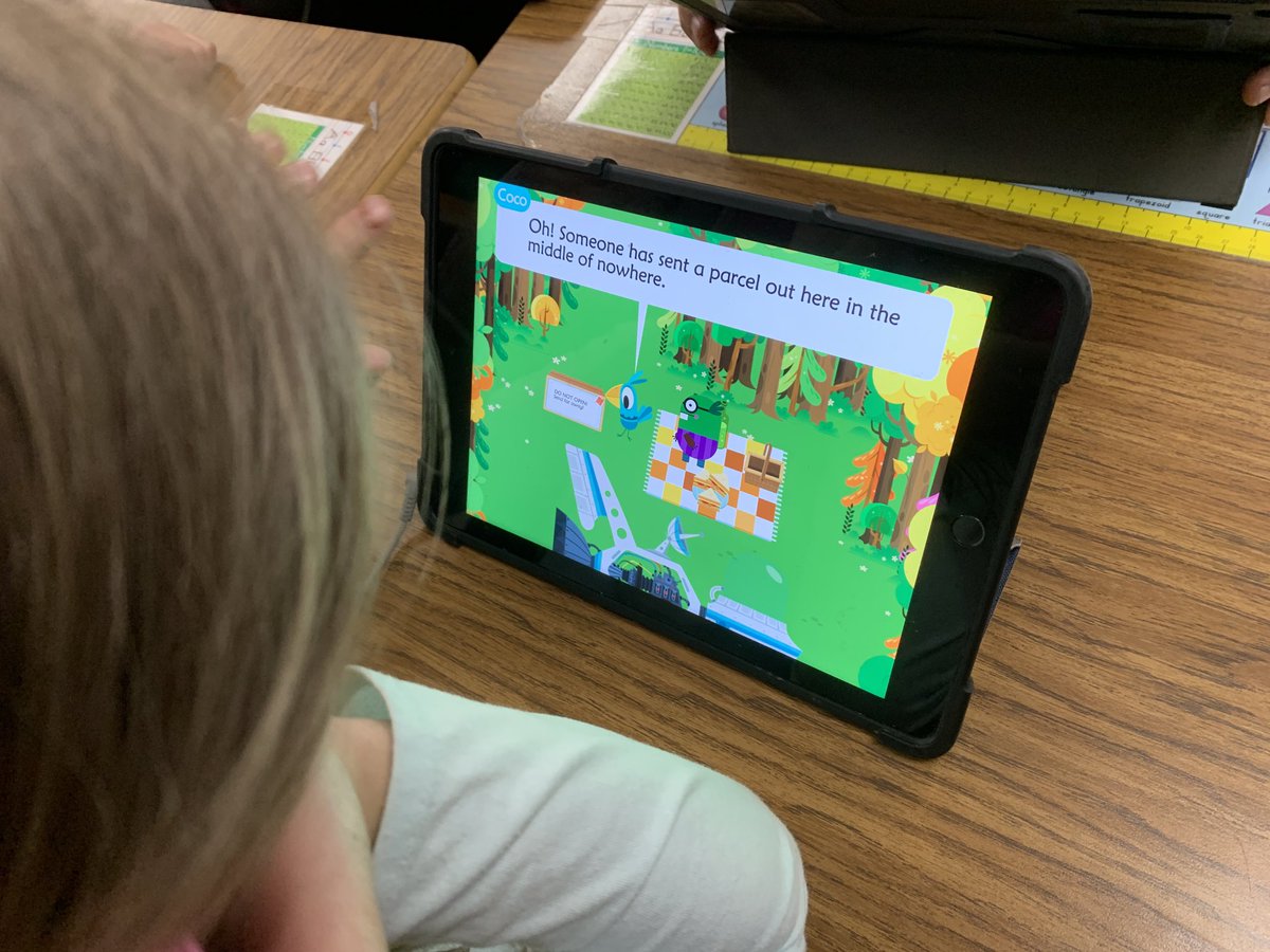 1sts in ⁦<a href="/JenkinsLynnae/">Lynnae Jenkins</a>⁩ and ⁦<a href="/plitberg/">Mrs. Litberg's Class</a>⁩ class are using Teach Your Monster to Read for the first time and loving it ⁦<a href="/AHSD25Patton/">Patton Elementary</a>⁩