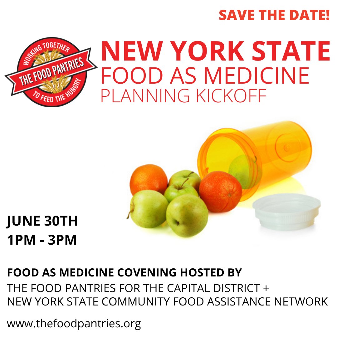The Food Pantries for the Capital District on Twitter "Save the date