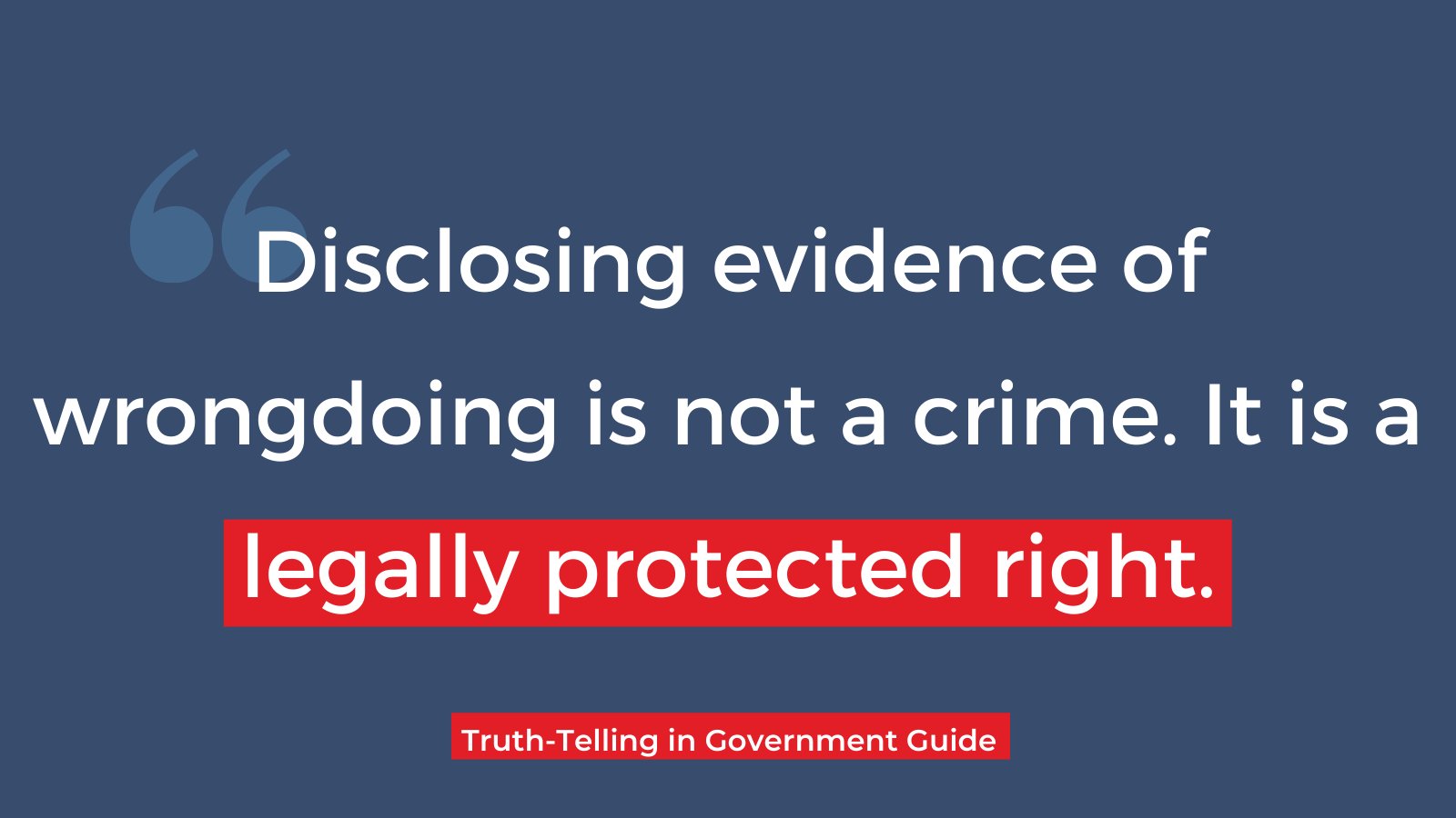 Government Accountability Project on Twitter "Supporting