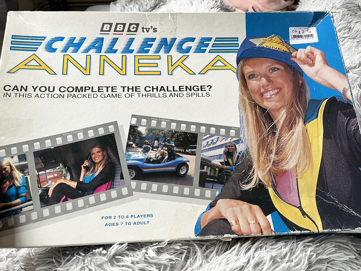 VikSta85's tweet photo. Childhood unlocked finding this board game in the charity shop @AnnekaRice can’t wait to play this with my babies https://t.co/qAvjlMP0eG