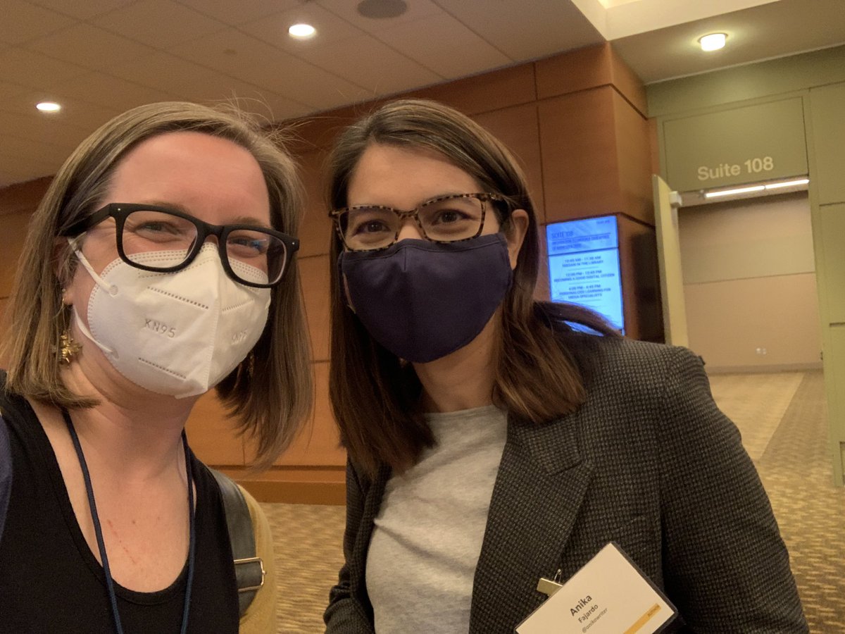 TealLibrarian's tweet photo. So fun to meet and chat with @anikawriter at #mnitem22! https://t.co/xEMa18h5dw