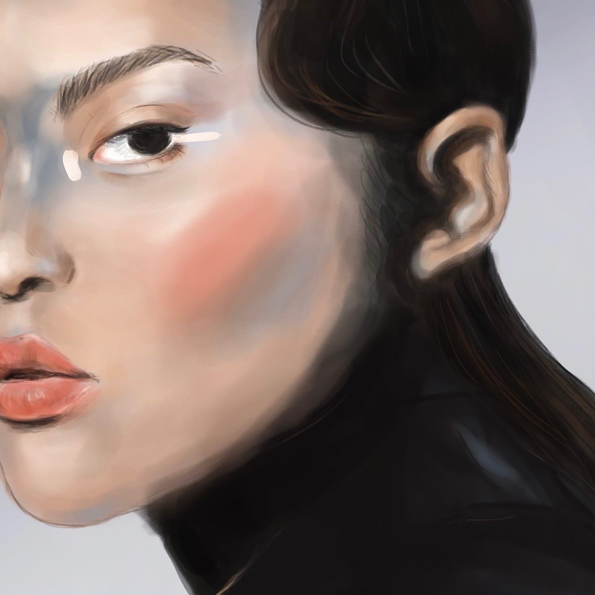 Happy friday sharing work day! 🎨 

#NFTartist #illustration #WomenInNFTs