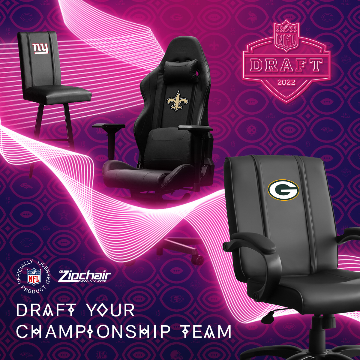Zipchair's tweet photo. Name a better trio... we'll wait... Build your ultimate top three today!
Tell us your top three Zipchair products in the comments below! ๐
.
.
.
#zipchair #nfldraftweekend #nfl #football https://t.co/cR6UemUKsF