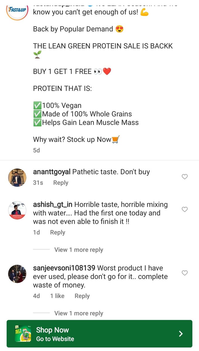 ananttgoyal's tweet photo. @FastandUp_India @Varun_dvn @TheShilpaShetty Don't endorse Brands just for money. Have some values. 
Pathetic taste and results of protein. Do not try this. This could lead to mental disorder and loss of tatse for life.
#Refundmoney #Fakeproducts #celebrety #money https://t.co/7XENiYWAOO