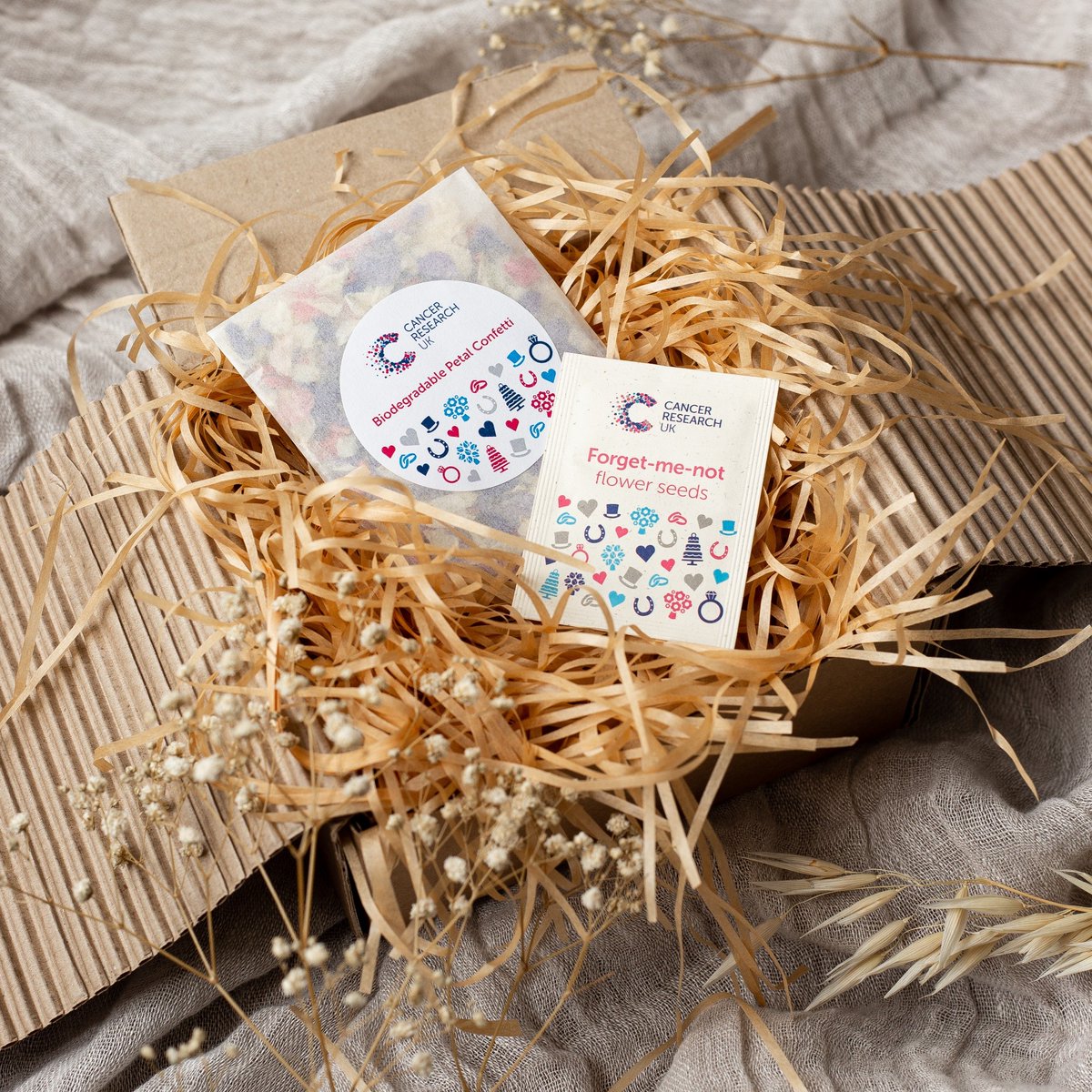 Getting ready for your big day? 💍 You can keep it sustainable, and fund life-saving research at the same time, with our collection of wedding favours 🌸 bit.ly/3MofeKC
