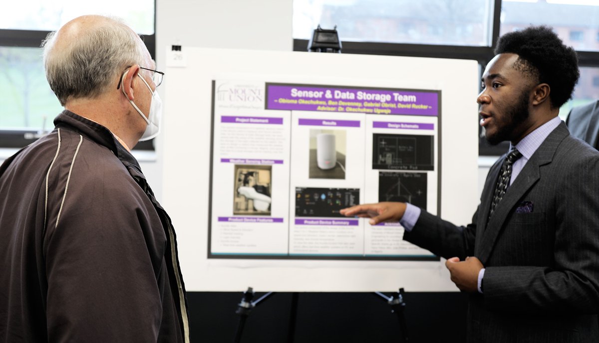 mountunion's tweet photo. Last night, Mount Union's fourth annual Engineering and Entrepreneurship Design Expo featured presentations and prototype demonstrations from senior capstone design, global engineering, and the entrepreneurial studies program. #BeExceptional https://t.co/kxu7rxiMcn