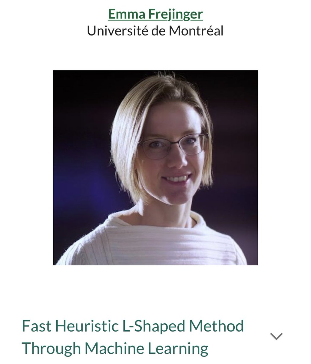akazachk's tweet image. The last #DiscreteOptTalks of the semester are happening now! Join to hear the latest from @swati1729 and Emma Frejinger. #orms