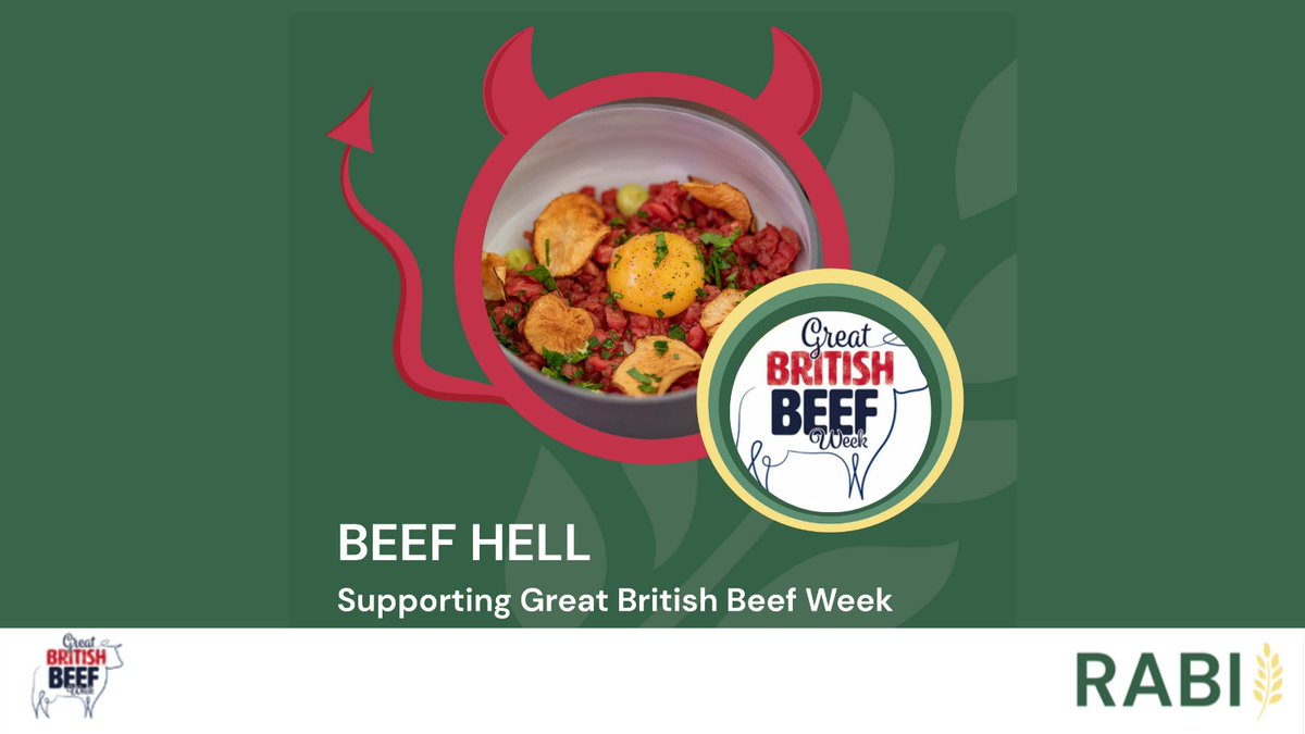 RABIcharity's tweet photo. It's Great British Beef Week. Despite growing up on best rare steak cooked by her French grandfather, Lucy our administration manager says that her #BeefHell would be a steak tartare

 #GBBW https://t.co/vbeoqNvYDf