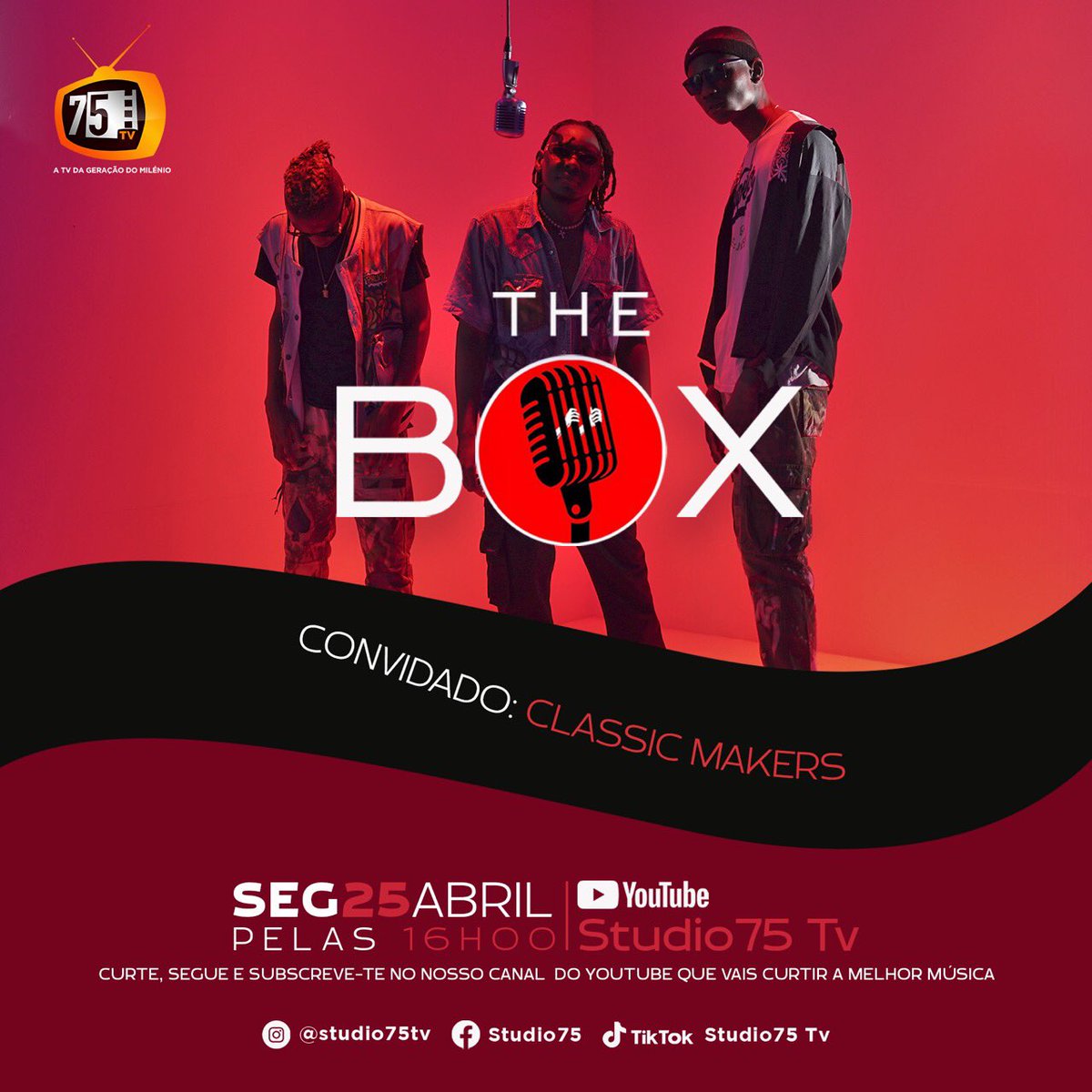 phantom_entmz's tweet photo. Assista já a performance da @classicmakerss  no programa THE BOX da STUDIO 75 no YouTube

Link: https://t.co/aI8bQseQk5 https://t.co/KBHosG4WDV
