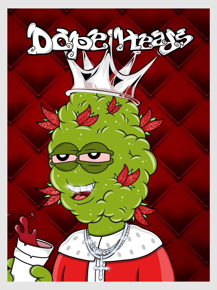 dopeheadsnft's tweet photo. Last chance to enter #NFTGiveaway To Win The Red King Dope Head NFT Follow @dopeheadsnft &amp; Tag 3 people! like, comment and retweet Invite 3 Friends to the discord &amp; subscribe to YouTube channel https://t.co/6vELK2gllB https://t.co/KoEkSI1kj9 Winner announced in today @ 4:20pm https://t.co/2IoQZAqZjL