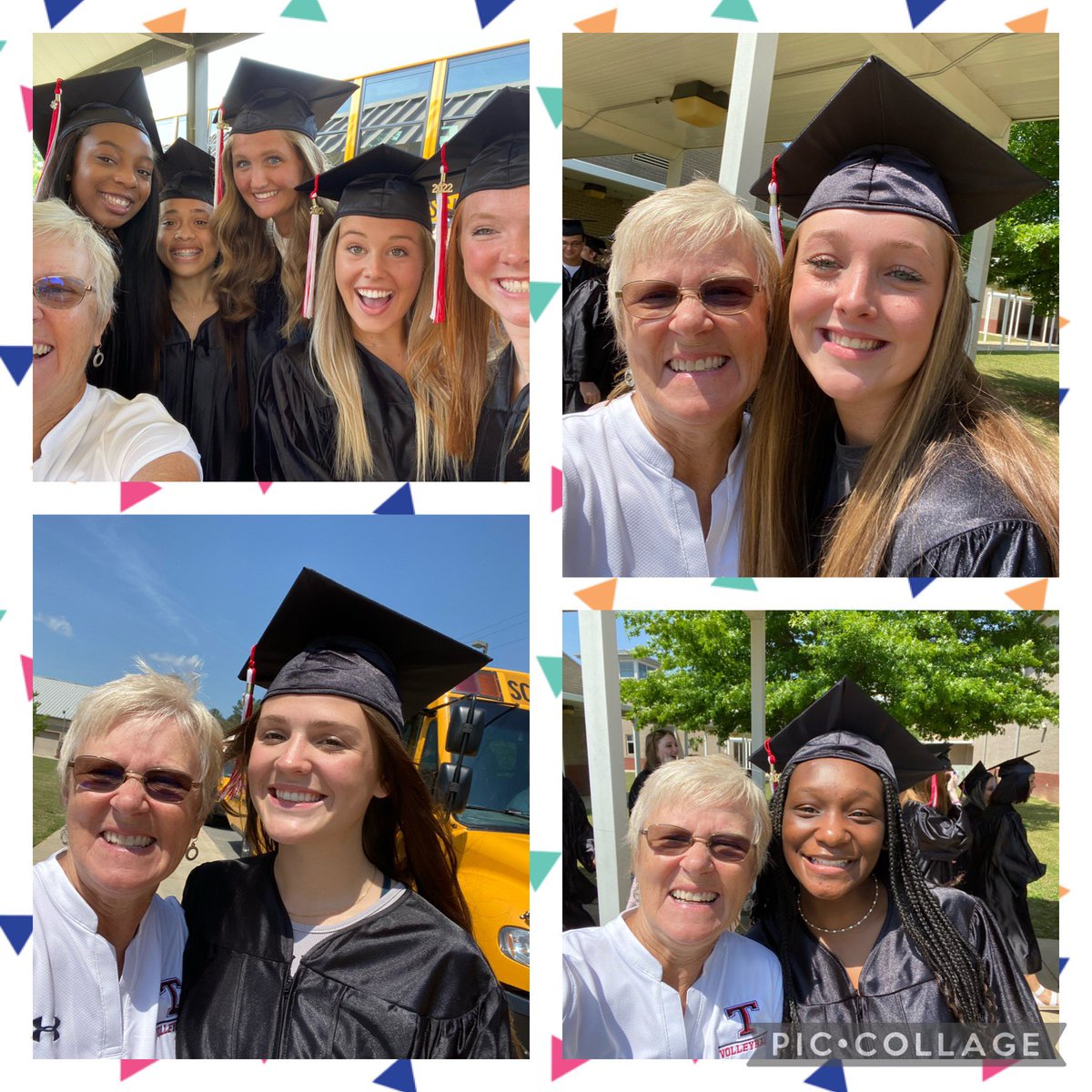 What a class of women!!  Congratulations to our 2022 Seniors!  We are so proud and excited for all of you!! 🖤❤️