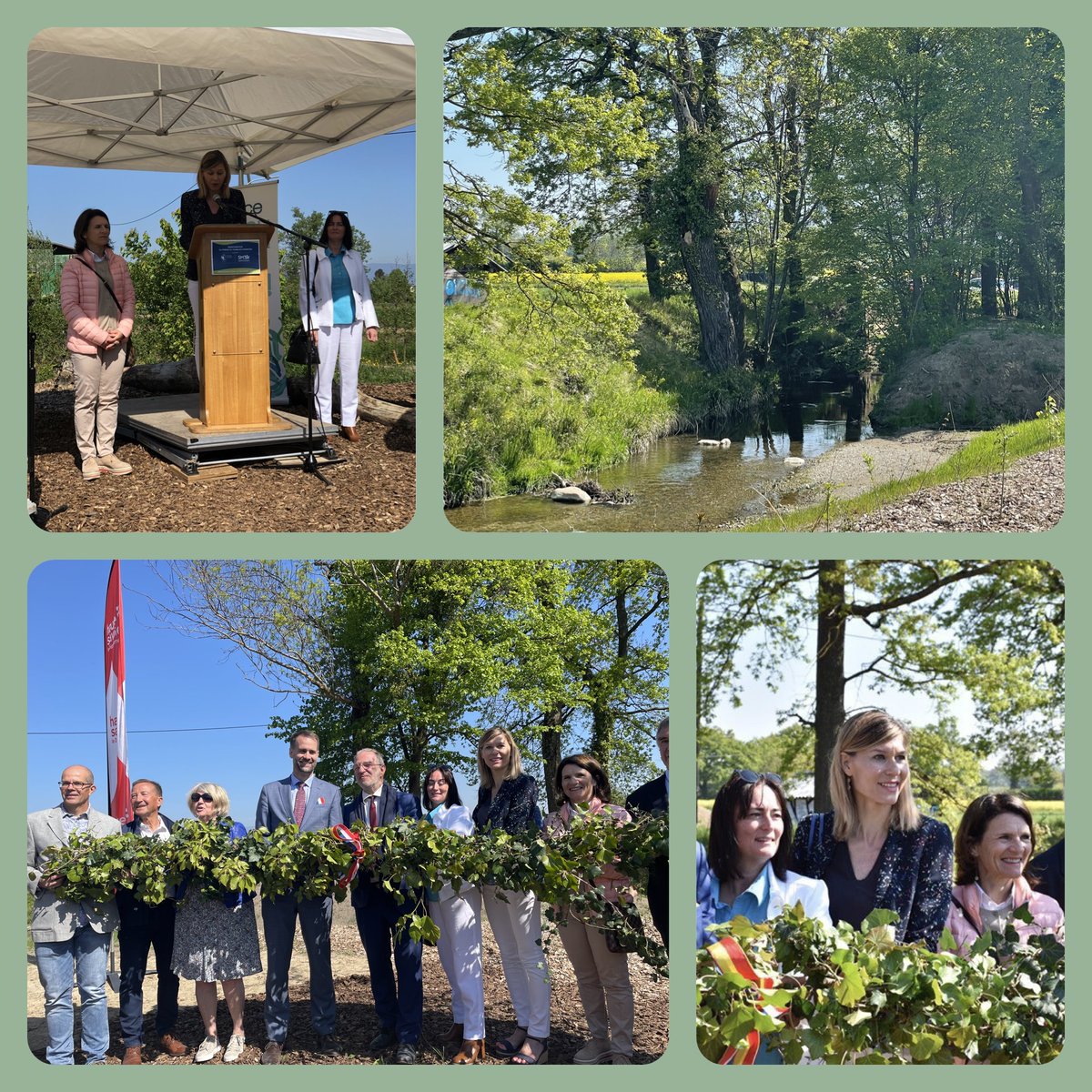 Ville-la-Grand / Inauguration des travaux de renaturation du Foron de Ville-la-Grand dlvr.it/SPTkbX