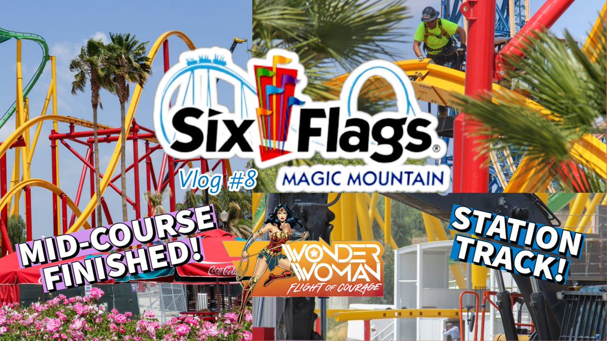 ACN_Coasters's tweet image. Mid-course and large airtime hill complete on Wonder Woman Flight of Courage. Plus station track and a bunch of other things. Check out our newest YouTube video for complete coverage. youtu.be/0xkJW7WhyDY
#rollercoaster #sixflags #amusementpark