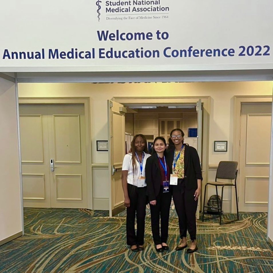 untmapsorg's tweet image. A few pictures from AMEC! Thank you @SNMA for hosting this impactful event and for having us represent UNT MAPS! The opportunities, networking, and professional development shared at this conference were deeply beneficial and will be carried with us through our medical careers 🥼