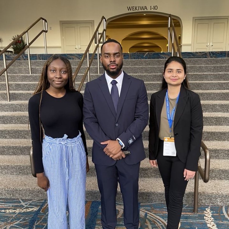 untmapsorg's tweet image. A few pictures from AMEC! Thank you @SNMA for hosting this impactful event and for having us represent UNT MAPS! The opportunities, networking, and professional development shared at this conference were deeply beneficial and will be carried with us through our medical careers 🥼