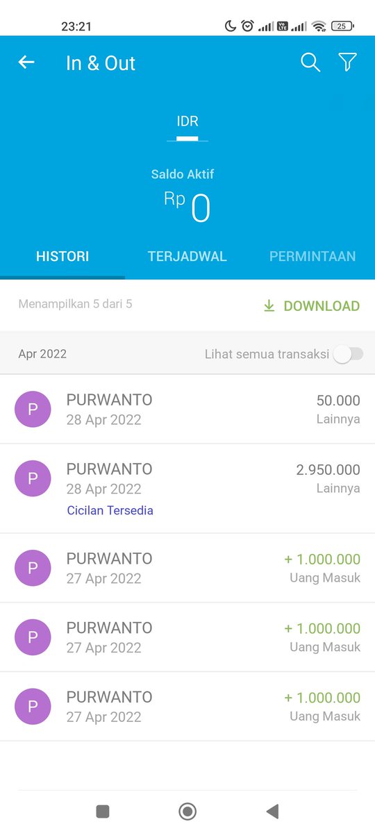 PurwantoFh's tweet photo. Transfer ke bank mandiri dinyatakan reversal. Tapi saldo di Jenius sudah ke potong. Hingga saat ini belum balik2. Sistemnya parah. Mohon dikembalikan dananya di saldo saya!!! @JeniusConnect @jeniushelp https://t.co/gd0eJzwzNI