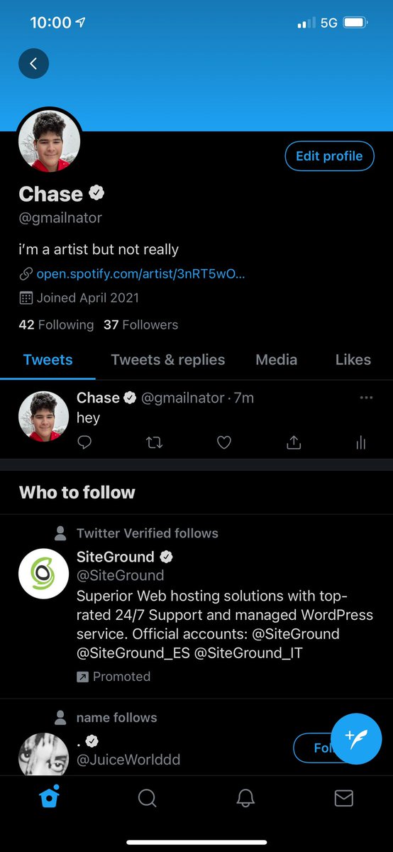 Chase tweet media