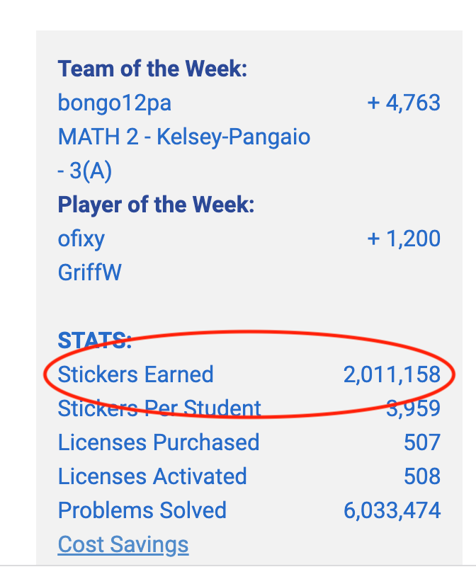 Congratulations to our <a href="/EASDPalmer/">Palmer Elementary School</a> Panthers for earning 2 MILLION Stickers on <a href="/FirstInMath/">First In Math</a>  for the first time EVER!!!  #palmerproud <a href="/RobertSun24/">Robert Sun</a>  <a href="/EastonAreaSD/">Easton Area SD</a>