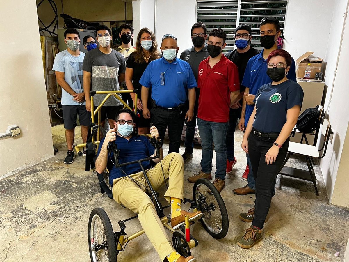 HpvcUprm's tweet photo. Last Wednesday, we had the opportunity to showcase our project to the recruiters from Boeing. We shared our mission, vision, goals, and much more with them.
Thanks to Mary Haugen, Moses Escobar, and Carlos Lopez-, for allowing us to present our project to them.
#HPVC #uprm https://t.co/RZMNE04DtU