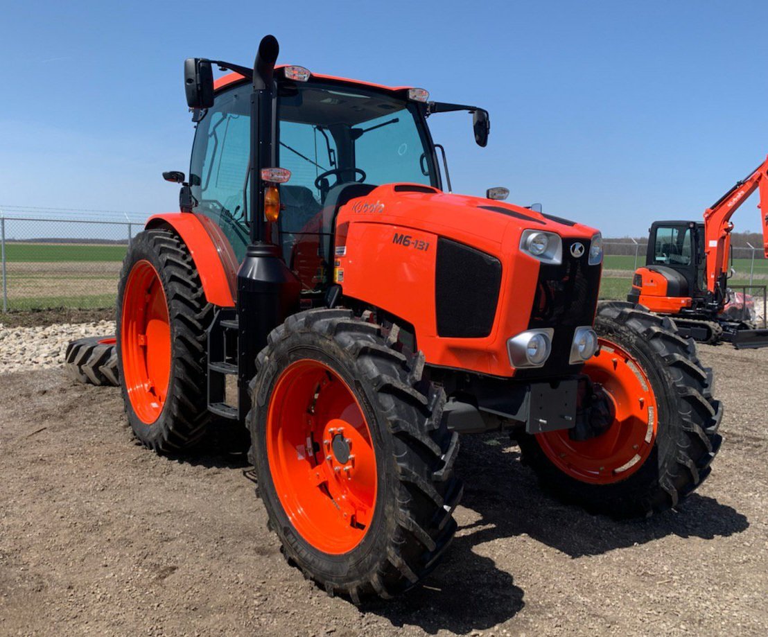 Out with the old, and in with the NEW! Delivery day for this beautiful new Kubota M6-131. Thanks to all the AG producers for their continued support of the Kubota brand! #ontag