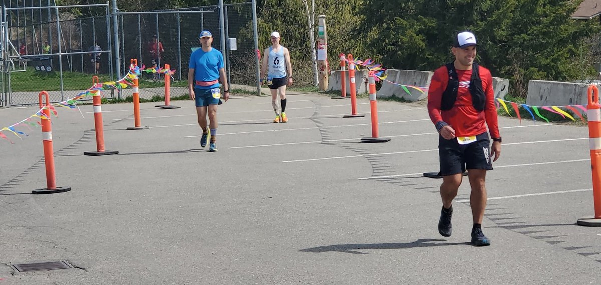 mitchyardultra's tweet image. Three of the top runners. Kevin Barata, Ihor Verys and Mitch LeBlanc.