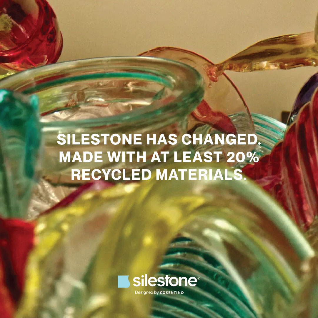 CosentinoUSA's tweet photo. Beauty is about change. And change is about giving things a second life. ​
​
Made with a minimum of 20% recycled materials in its composition, HybriQ+ Technology is Changing the World from the Kitchen.​
​
Swipe to discover sustainable beauty. ​
​
#ChangeFromTheKitchen #Silestone https://t.co/92hzwhRI0D