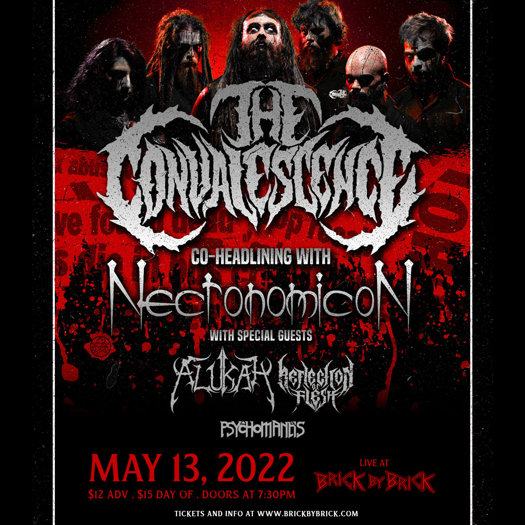 Brick by Brick (@brickbybricksd) on Twitter photo Two weeks out ✌️ Don't miss <a href="/TCONband/">THE CONVALESCENCE</a> with <a href="/NecronomicoN_ca/">Necronomicon</a> <a href="/Alukah_MD/">Alukah_MD</a> <a href="/ReflectFlesh/">Official Reflection of Flesh</a> and #PsychoMantis on May 13th! bit.ly/ConvSD #LiveAtBxB #TheConvalescence <a href="/legendrecs/">LEGEND Recordings</a> <a href="/Modernempirerec/">Modern Empire Music</a> Two weeks out ✌️ Don't miss <a href="/TCONband/">THE CONVALESCENCE</a> with <a href="/NecronomicoN_ca/">Necronomicon</a> <a href="/Alukah_MD/">Alukah_MD</a> <a href="/ReflectFlesh/">Official Reflection of Flesh</a> and #PsychoMantis on May 13th! bit.ly/ConvSD #LiveAtBxB #TheConvalescence <a href="/legendrecs/">LEGEND Recordings</a> <a href="/Modernempirerec/">Modern Empire Music</a>