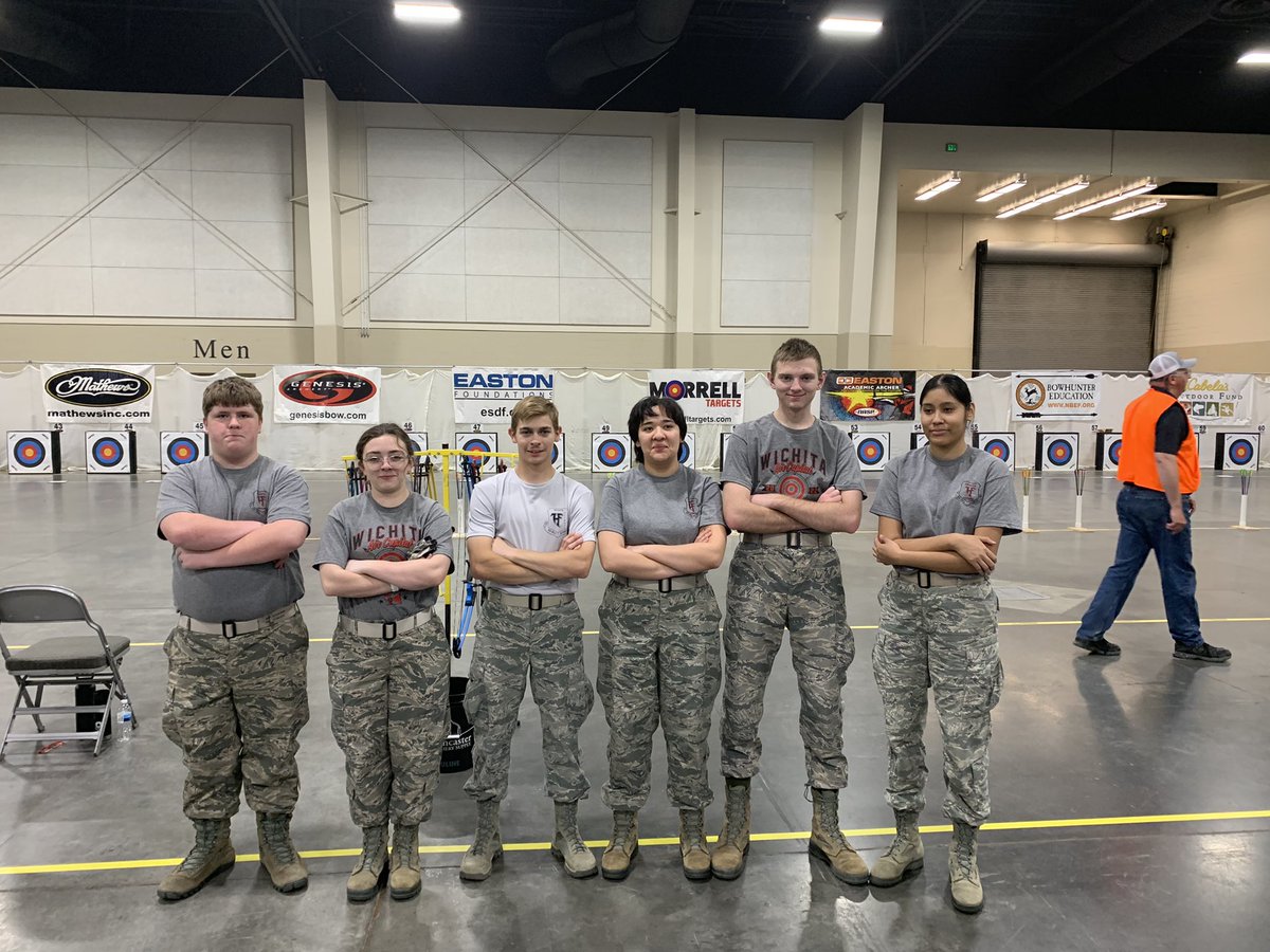 wh_afjrotc's tweet photo. Getting ready to compete in the JROTC National Archery Let’s Go Falcons!!! https://t.co/39VNKQ6HS3