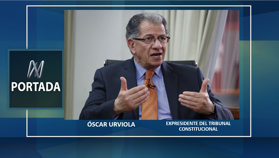 Esta noche en <a href="/N_Portada/">N Portada</a> estará el expresidente del Tribunal Constitucional Óscar Urviola con #MarioGhibellini. Desde las 7:00 p.m. por <a href="/canalN_/">Canal N</a>