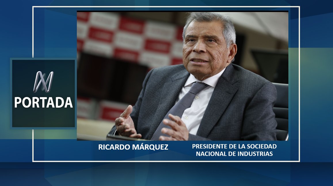 Esta noche en <a href="/N_Portada/">N Portada</a> estará el presidente de la <a href="/SNIndustrias/">SNI</a> Ricardo Márquez con #MarioGhibellini. Desde las 7:00 p.m. por <a href="/canalN_/">Canal N</a>