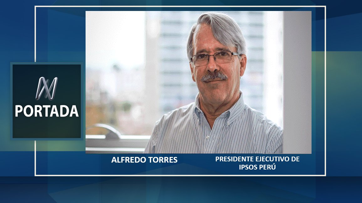 Esta noche en <a href="/N_Portada/">N Portada</a> estará el presidente de <a href="/ipsosperu/">Ipsos Perú</a> <a href="/AlfredoMTorres/">Alfredo M.Torres G.</a> con #MarioGhibellini. Desde las 7:00 p.m. por <a href="/canalN_/">Canal N</a>