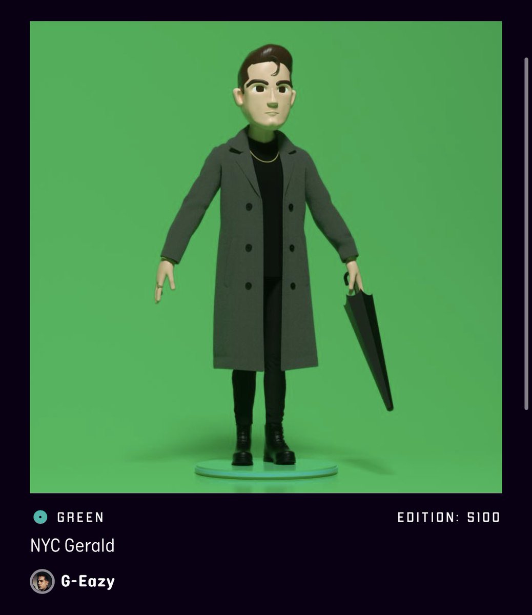 zappaNFT's tweet photo. Web3 meet Gerald(s)! 🤩 @OneOfNFT @G_Eazy

#NFTCommunity #MusicNFT #tezos https://t.co/9U8dLBeAMT